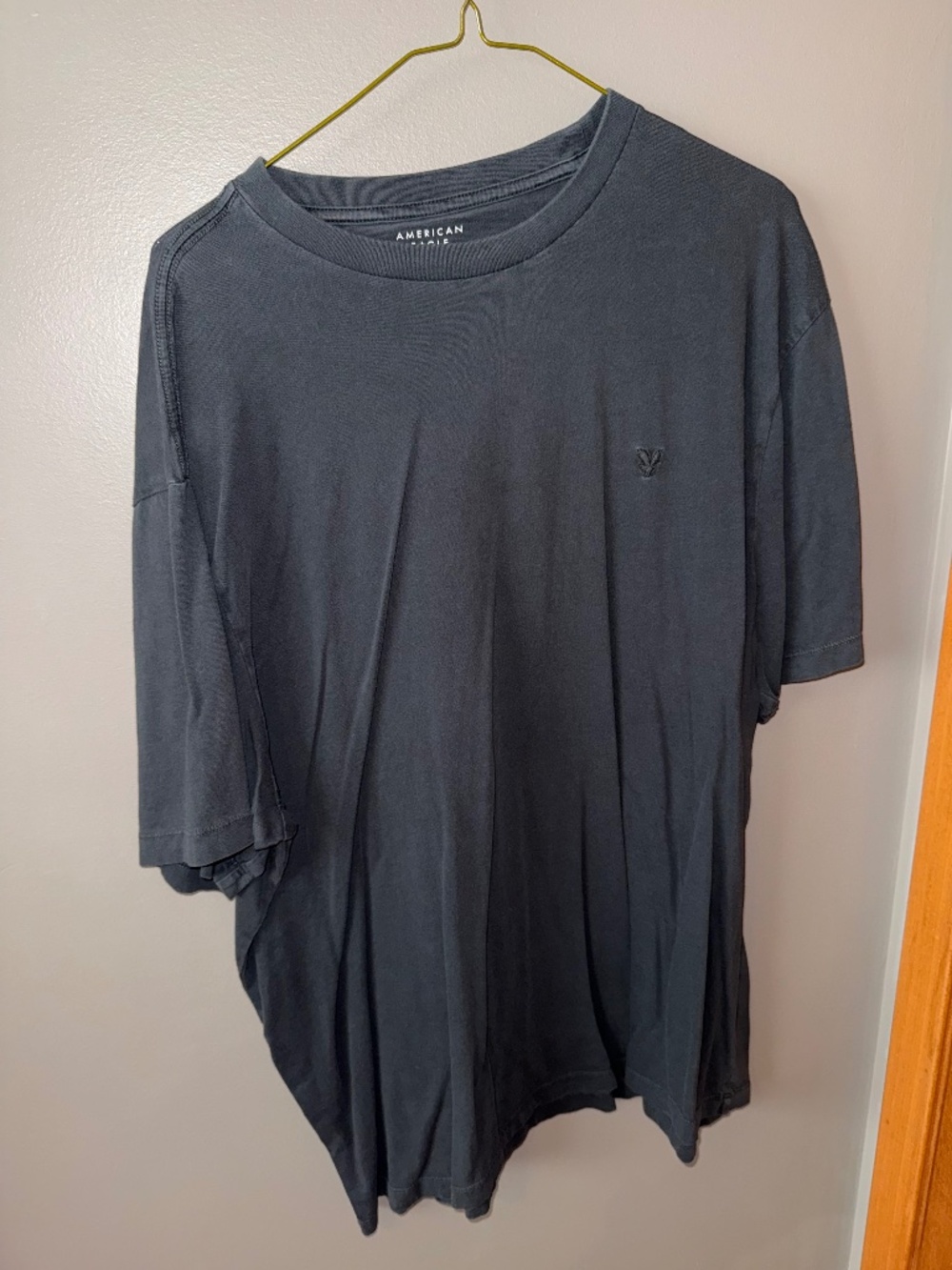 American Eagle, Black Light Washed, "Super Soft Standard Tee"